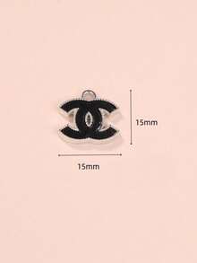 Rhinestone Crystal Pendant Charms, Suitable For DIY Jewelry Making, Shiny Aluminum Alloy Decorative Pendants, Can Be Used For Bracelets, Necklaces, Earrings, Keychains And Handmade Accessories. - Multicolor - View 3