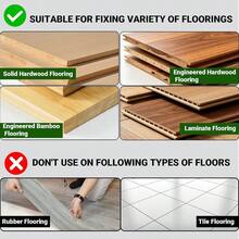 Floor Fixer Kit With Rubber Mallet Laminate, Vinyl Plank, Hardwood, Heavy Duty Floor Repair With WashableReusable Sticky Pad, Durable-Made Of Iron, No Noise - With Felt Pad (1) - 1 - View 7