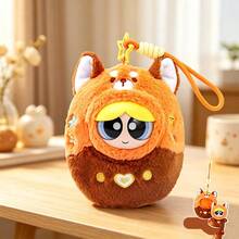 Miniso Powerpuff Girls Game Console Plush Pendant Blind Box, soft plush fabric, cute game console shape, bag decor & IP collectible gift (1 PC Random Delivery) - 彩色 - 查看 4