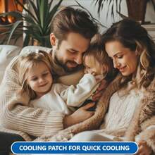 40 Sheets Cooling Patches Cooling Gel Patches Summer Hydrogel Cooling Patches For Forehead Hot Weather Cooling Comfort Soft On Skin Long-Lasting Cool Pack For Portable Travel And Outdoor Activities - As Pic - View 8