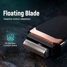 Single-Layer Aluminum Foil Dual-Use Hair Clipper & Shaver, USB Rechargeable, Independent Model With Blade Head And Foil Mesh, Perfectly Suitable For Bald Head Grooming - A - View 5