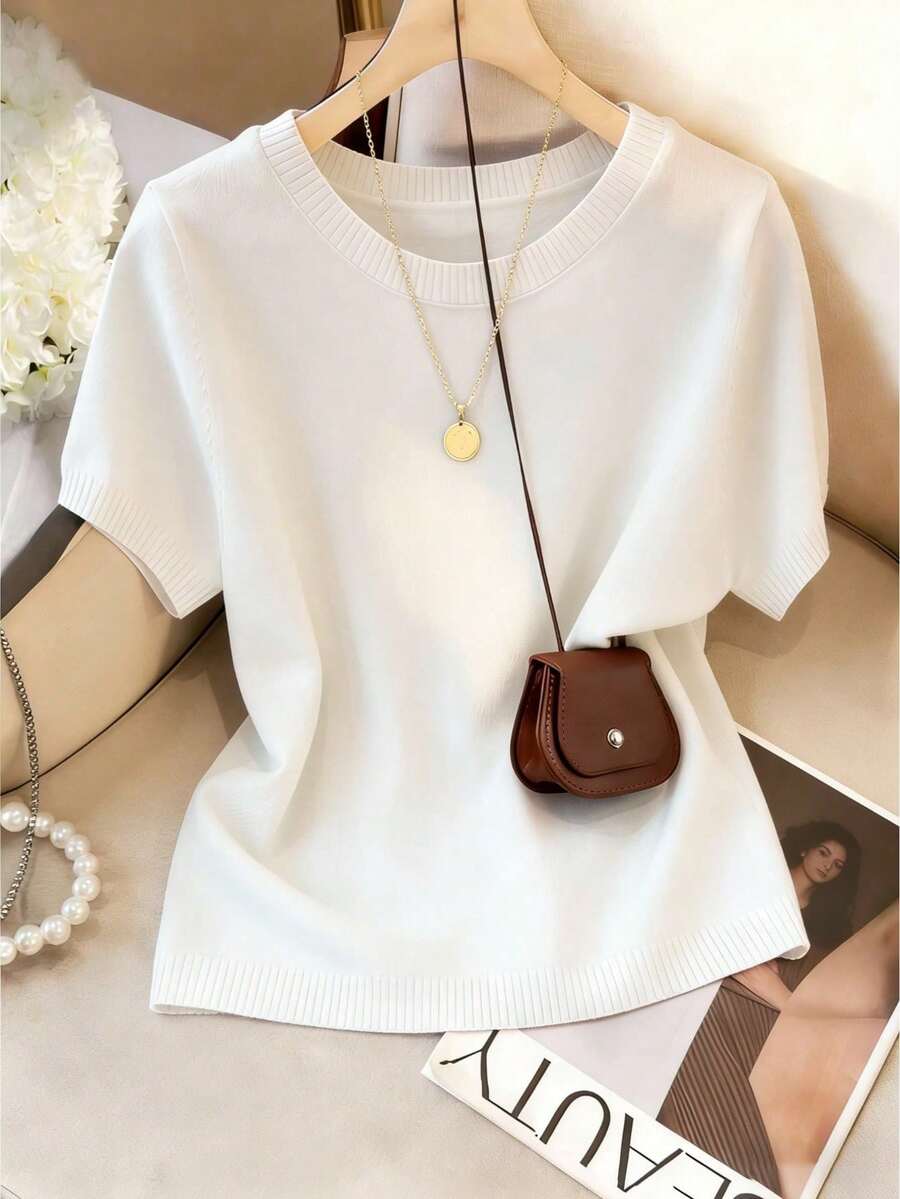Plus Size Lightweight Cardigans - White - View 1