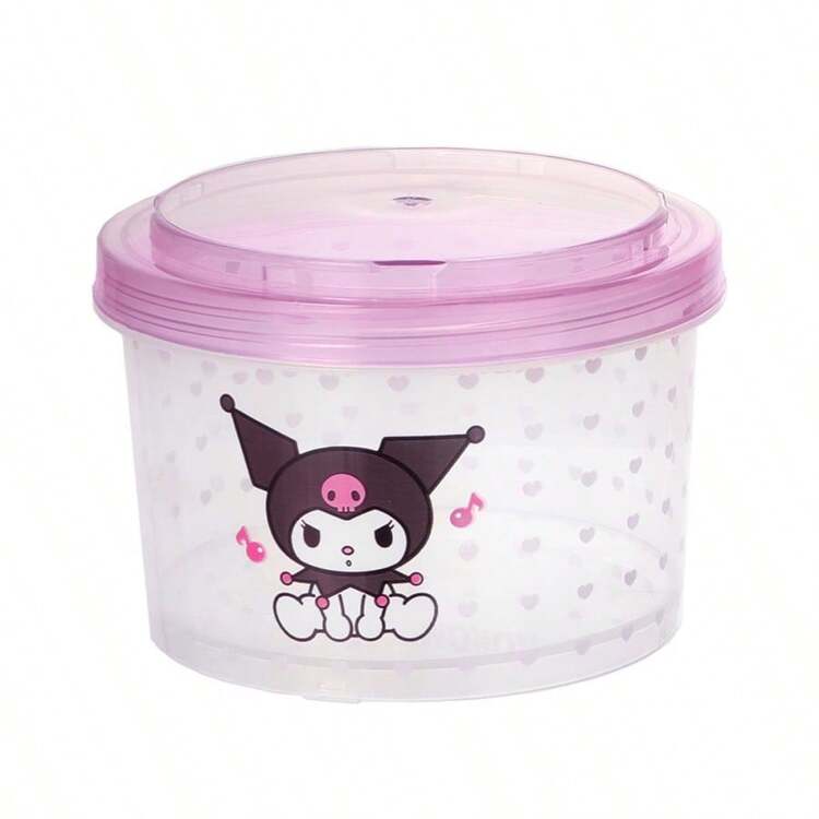 Miniso Sanrio Lunch Box Stackable Round 3 Pieces Set Leakproof Mixed Print For Student Picnic PP Material (1 PC) - Multicolor - View 6