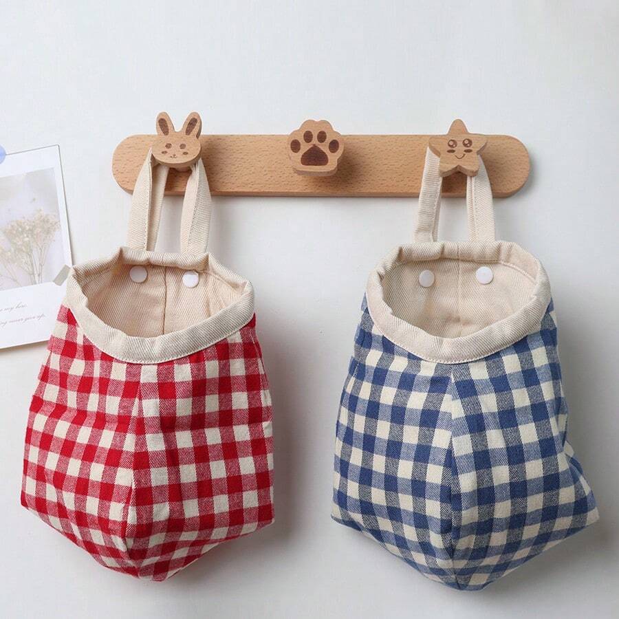 1 buah Tas Penyimpanan Multifungsi Gantung - Organizer yang Dipasang di Dinding, Ideal untuk Lemari Pakaian/Kamar Tidur, Tas Penyimpanan Hemat Ruang dan Rapi - MultiWarna - View 1