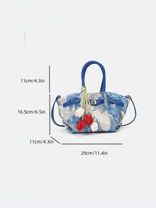 Dedoo 歐美小眾設計麂皮水桶包附扣環，女款街頭手提包，適合秋冬購物、通勤、派對、送禮 - 彩色 - 查看 8