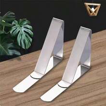 6pcs/12pcs Tablecloth Clips, Picnic Tablecloth Non-Slip Clips, Tablecloth Fasteners, Stainless Steel Material With Good Elasticity, Perfect For Home, Restaurant, Outdoor Activities, Dinner Party, Tent Wedding, Birthday Party, Graduation Party And More - Multicolor - View 4