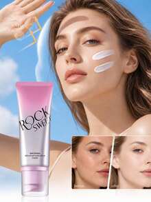 ROCK SWEET 美白防晒妆前乳 SPF50+ - 二合一日常防护，通勤及防晒两相宜 - 白色 - 查看 2