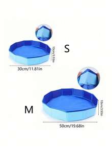 Portable Foldable Pet Bath Tub, PVC Composite Material Dog Bath Tub And Foldable Pet Swimming Pool, Lightweight Indoor/Outdoor Home Essential, Suitable For Dogs And Cats, Ideal For Travel, Beach, Camping, Hiking, Poolside Cleaning And Pet Bathing - Multicolor - View 11