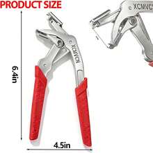 Car Clip Pliers, Spring-Loaded Panel Clip Removal Pliers Tool, Professional Automotive Plastic Fastener Remover For Door Panels, Interior &Amp; Exterior Trim, Push Pin &Amp; Rivet Disassembly Without Damage - White - View 2