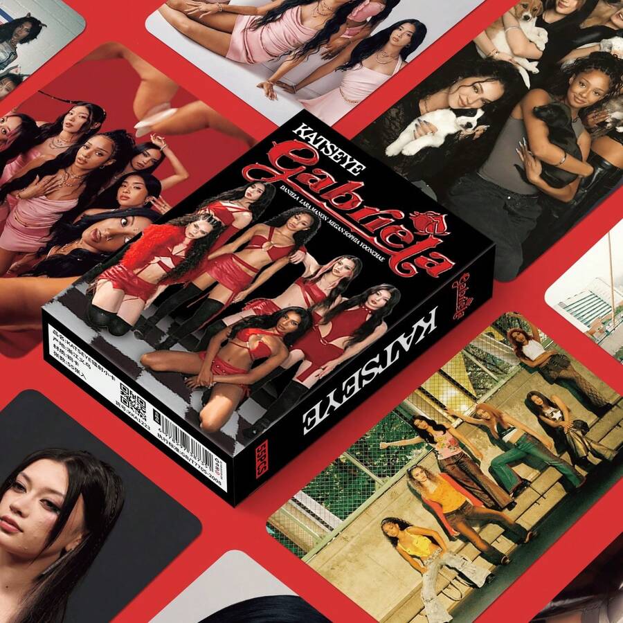 55pcs Southeast Asian Star Group KATSEYE Holographic Cards, K-POP Merchandise LOMO Photo Cards, Suitable For Decorating Photo Albums Or Room Photo Walls, Holiday Gifts, Celebrity Holographic Cards, Party Supplies, Celebrity Card Collection, Halloween And Christmas Gifts, Boxed High-Definition Celebrity Photo Cards, Collectibles, Small Gifts, Katseye Light Stick, Straykid, Photocard, K Pop, Katseye Photo Card