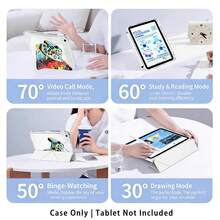 Game Controller Pattern Painted Effect Tablet Protective Case With Stand, Compatible With Honor 8/9/10/X8/X8A/X9/X8Pro/X9Pro, MatePad SE 11"/MatePad 11"/11.5"/MatePad Pro, Apple 10th/11th Gen 2025 (A16), Galaxy Tab A7/A9 And Other Popular Models - Style 10 - View 9