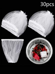 30/100pcs Reusable Fine Mesh Kitchen Sink Strainer Bags, Kitchen Sink Filter, Bathroom Sink Filter, Easy To Clean Kitchen Drain Protector, Suitable For Kitchen And Bathroom - A - View 13