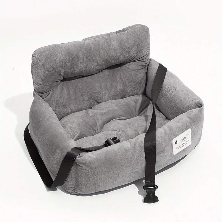 Pet Car Seat Bed For Dogs And Cats, All-Season Universal Car Seat Cushion Suitable For Small Dogs, Teddy, Pomeranian And Other Pets - Grey - View 11