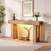 Sofa & Console Tables - Natural Oak - View 7
