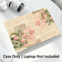 1件相容Macbook的保護殼，鬱金香花朵UV印花圖案，筆電保護套，極簡輕量耐用保護殼，相容Macbook Air Pro 13.3 13.6 14.2 15.3 16.2英吋，適用於13英吋Neo筆電保護殼A3404型號/D14、D16 - 查看 8