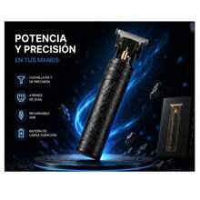Black Hair Clipper With Dragon Engraving - Japan A Type Plug(100V) - View 3