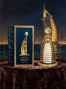 Minyak Wangi Dubai Sail 8ml - Desain Istimewa - Bebas Alkohol, Aroma Bunga & Buah Arab Timur Tengah, Wangi Tahan Lama - Kapal Galleon Dubai - View 2