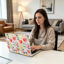 2 قطعة غطاء حماية شفاف من الكريستال مقاوم للصدمات متوافق مع Macbook/Matebook، مادة PC صلبة شفافة بالكامل مع فتحات تهوية، يناسب هيكل الكمبيوتر المحمول، متوافق مع 13 Neo/13.3 Air/13.3 Pro/13.6Air/14.2 Pro/15Air/16.2Pro/D16/14 Ultra - مشاهدة 9