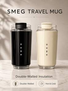 SMEGGEMS 新款時尚保溫杯，便攜式不鏽鋼水壺，戶外使用，高美感辦公室飲水瓶，直接飲用 - 0.5L以下 - 查看 3