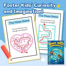 Maze Puzzle Workbook, Progressive Route Challenges, Enhances Detail Attention And Visual Tracking Ability, Satisfying Practice Method, Helps Improve Focus And Continuous Progress. - Maze 12 - View 5