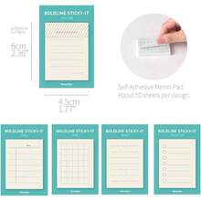 モノライク スケッチ プランニング Ver. 2 スティッキー Sketch Planning Ver. 2 Sticky - it - 5セット粘着メモ用紙 50シートお互い違うデザイン5種セット - ボールドライン - チェックする 3