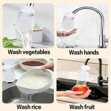 Filter Keran Jaring Nilon Penghilang Karat dan Kotoran, Kantong Pemurnian Air, Aksesori Pipet Wastafel Dapur Kamar Mandi Rumah Universal - View 7
