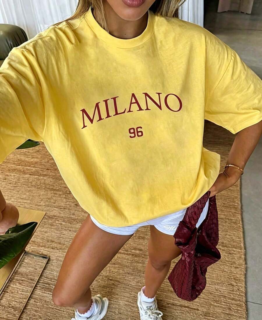 Women T-Shirts - Lemon Yellow - View 1
