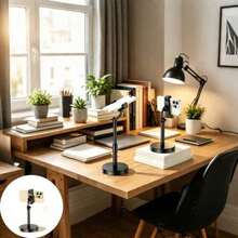 1pc/Adjustable Rotating Phone Stand Waterproof ABS Desktop Tripod, Phone Video/Live Streaming Holder, Effortless Stand, Phone Holder (Refer To Page Video For Installation Steps), Gift, Present, Fixed Stand - Black - View 6