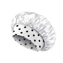 1pc Polka Dot Design Milk Silk Women's Sleep Cap, Large Size Lightweight Breathable Hair Protection Cap (Random Print Pattern) - 1pc - View 13
