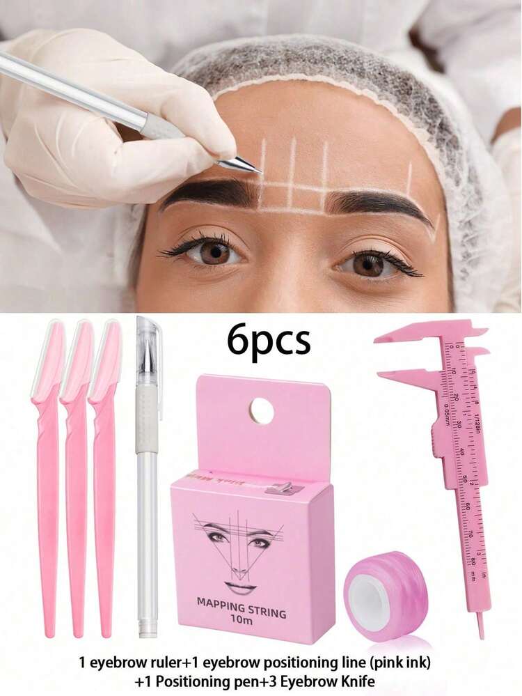 6 buah Penggaris Pengukur Alis Plastik Mini, Alat Penggaris Menggambar Alis, Penggaris Plastik Skala Ganda Mini Vernier Caliper, Penggaris Rias Artis Tato Alis Mikro-Ukir Warna Pink, Penggaris Alis Plastik Portabel, Vernier Caliper, Penggaris Tato, Penggaris, Pemangkas Alis, Alat Pengukur Rias Permanen, Alat Rias, Penggaris Tato Alis + Garis Pemosisian Alis Tinta Hitam, Murah, Hadiah Natal, Kosmetik, Alat Rias, Penawaran Menarik, Hadiah, Hadiah Wanita, Hadiah Natal, Pena Mikro-Ukir Alis Putih 1 buah - MultiWarna - View 11