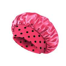 1pc Polka Dot Design Milk Silk Women's Sleep Cap, Large Size Lightweight Breathable Hair Protection Cap (Random Print Pattern) - 1pc - View 11