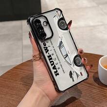[24h Shipping From DE/FR/ES] [24-Hour Local Delivery] Phone Case: P-Legacy Case Suitable For Samsung Galaxy S26 S25 S24 A57 A37 A07 A26 A36 A55 A35 A06 A16 A05 A14 A24 A34 A54 A15 A05S A25 A04e A04 S23 S22 S21 FE Ultra Plus Edge 4G 5G Transparent Soft Back Cover - Anti-Shock - Black - View 5