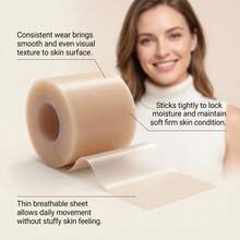 1 pièce Rouleau de bande de silicone de qualité médicale, feuille de silicone réutilisable de la couleur de la peau pour les cicatrices chirurgicales, la césarienne, l'acné, les chéloïdes, les vergetures, patch de retrait de cicatrice adhésif doux et imperméable, bandes de traitement de cicatrice longue durée - Multicolore - Voir 10