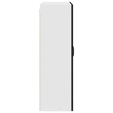 Nero Legno ingegnerizzato Mobile da Parete 80x31x100cm Mobile da Cucina Armadio Montaggio a Parete Scaffale Ordine Ufficio Interno Dispensa Sala da Pranzo Casa Organizzazione Lavanderia Soggiorno Corridoio - nero - Visualizzare 6