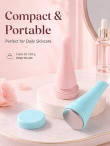 Home Use Cold Compress Beauty Ice Skin Device, Soothing Facial Care After Refrigeration, Assists Skincare Product Absorption, Relieves Redness And Discomfort, Home Facial Care Tool - Multicolor - View 1