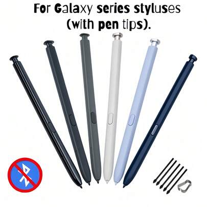 Compatible With Samsung Galaxy Stylus: S26Ultra/S25Ultra/S24Ultra/S23Ultra/S22Ultra/Note10+/Note10/Note20Ultra/Note20 Pressure-Sensitive Touch Pen High-Precision Writing Touchscreen Pen Includes 5 Replacement Tips[No Wireless Function]