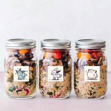1 Set/500 Pcs Cute Snoopy Cartoon Account Label Stickers, Children's Sealing Reward Decorative Snoopy Stickers, New Year Gift, Valentine's Day Gift, Easter Gift [Random Style] - Multicolor - View 5