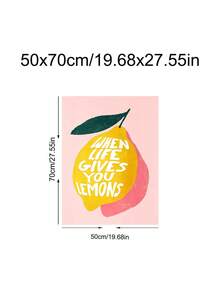 1pc Kisses For The Dishes,Croissant, Egg Dining Decor,Bon Appetit Art,Lemons Art, Quotes Art,Ideal Gift,Suitable For Bedroom,Living Room,Kitchen,Wall Arts,Wall Decor,Home Decor,Room Decor,Canvas Wall Art,Posters, Wall Art With Frame,Optional Frame ﻿ - 1PCS - View 21