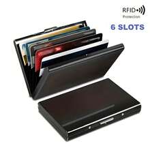 EIGIIS 金屬卡夾錢包 | 極簡 RFID 防盜刷錢包,中性款 | 附鈔票夾/現金帶卡夾 | 方便取用現金與卡片 - 彩色 - 查看 14