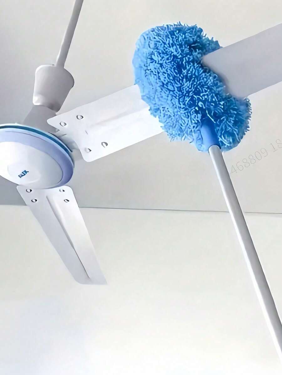 Telescopic Microfiber Ceiling Fan Duster, Adjustable Length 13 To 31.5 Inches, Washable, Suitable For High Ceilings, Furniture And Car Cleaning, Multi-Functional Dusting Fan, Easily Clean Home Item Dust, Cleaning Tool