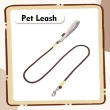 Summer Lightweight Dog Harness, Embroidered Pocket Design, Breathable Mesh Material, Soft Waterproof Fabric, Can Be Worn After Grooming, No Friction Pain, Equipped With Metal Buckle And Anti-Burst Pull Handle, Suitable For Small/Medium Dogs. Non-Chafing Leash - Beige - View 17