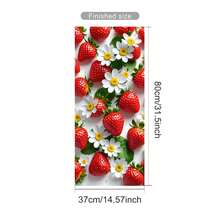 Fruit Print Trash Can Stickers, Waterproof Self-Adhesive Cherry Apple Strawberry Pattern Wheel Trash Can Decals, Weather-Resistant Outdoor Garden Trash Can Decorative Stickers, Suitable For Home And Yard Decoration - Fruit Trash Can Sticker - View 9