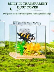 Juguetes de Bloques de Construcción 3D Divertidos Serie Mundo de Insectos Educación Temprana Rompecabezas Dibujos Animados Regalo de Cumpleaños de Alta Calidad - Multicolor - Ver 3