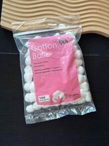 50/100 Stücke Nagellackentferner Baumwollpads, Nagel-Reinigungstücher, Gel-Nagellackentferner Pads, Einmal-Nagelpflege-Reinigungswatte - Weiss - Übersicht 10