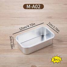 4/5/6/7 Inch Rectangular Baking Mold, Aluminum Non-Stick Multi-Function Baking Pan, Suitable For High-Temperature Oven Baking Bread And Rectangular Cakes, Kitchen Baking Tool For Eid Al-Adha, Eid Al-Fitr, Christmas, Valentine's Day - Rectangular Baking Pan - View 17