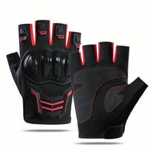Outdoor Protective Cycling Gloves Suitable For Daily Use - Red - View 2