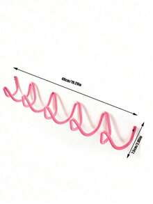 Creative Wave Design Metal Wall Hooks - Elegant Nordic-Style Coat And Hat Holders With Smooth Curved Shapes, Suitable For Home Organization, Hotel Decoration, And Fashion Store Displays, Multi-Function Hooks For Hanging Jackets, Hats, Bags, Umbrellas - Multicolor - View 24