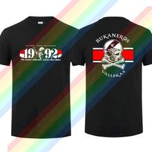 Camisa de algodón para hombre verano 2025 Bukaneros negra reversible con gráfico Vallecanos Rvm Clase Obrera Ultras estilo Y2K cool - Color 1 - Ver 3