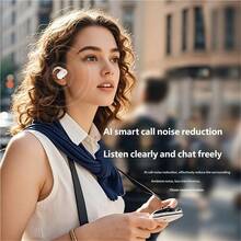 Lenovo EA390 Ear-Hook Wireless Headsets Open Bone Conduction Music Sports Bluetooth Earphones - Off White - View 2