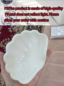 免鑽孔浴室檯面皂盤，葉子形狀，塑膠材質，可放置肥皂、牙刷和盥洗用品，現代家居裝飾，肥皂與盥洗用品收納架，裝飾性洗手槽配件，光滑表面 - 彩色 - 查看 2